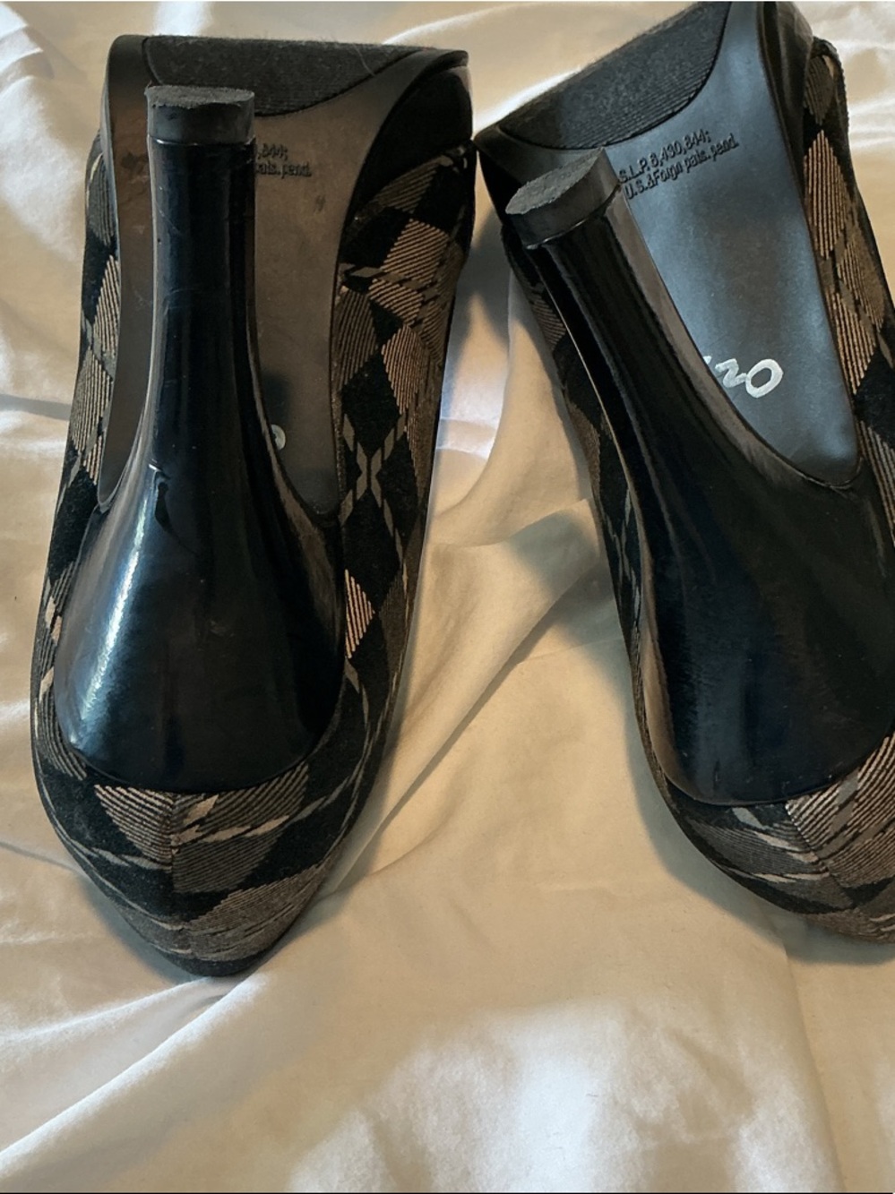 Madden Girl Black Peep-Toe Heels with Bow Accent size 9.5 - Picture 4 of 11